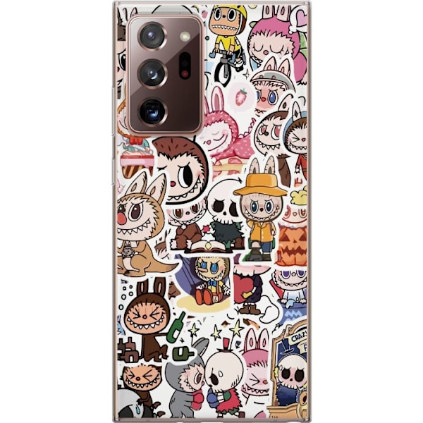 Samsung Galaxy Note20 Ultra Läpinäkyvä kuori Labubu All-Sta