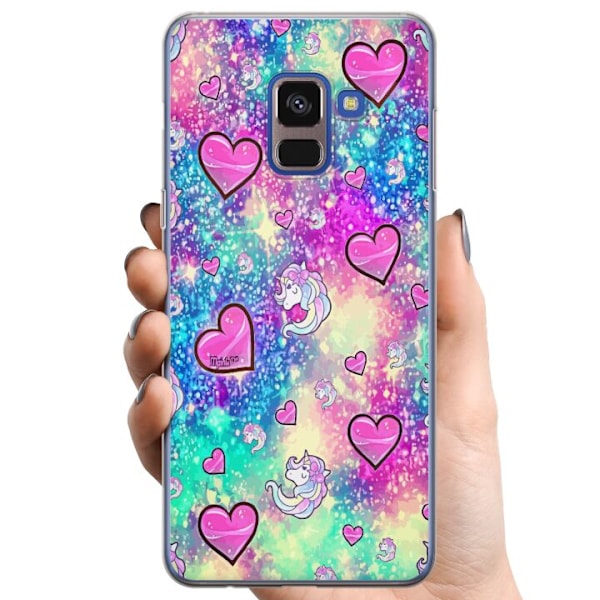 Samsung Galaxy A8 (2018) TPU Mobilskal Unicorn Enhörning