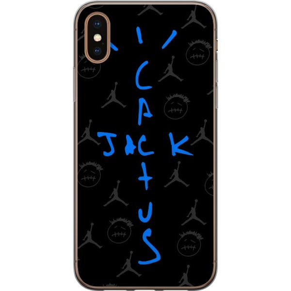 Apple iPhone XS Max Genomskinligt Skal Cactus