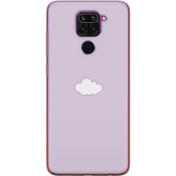 Xiaomi Redmi Note 9 Läpinäkyvä kuori Lila Pilvi - minimalistinen pilvi lila taustalla