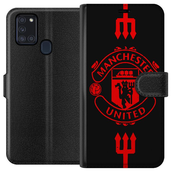 Samsung Galaxy A21s Lompakkokotelo ManchesterUnited