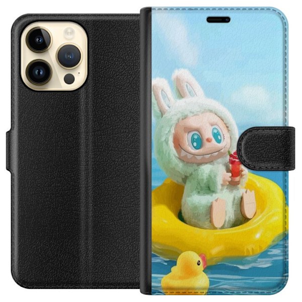 Apple iPhone 15 Pro Max Lompakkokotelo Labubu Macaron-sarja