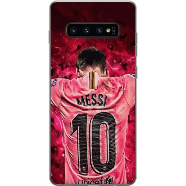 Samsung Galaxy S10 Genomskinligt Skal Messi