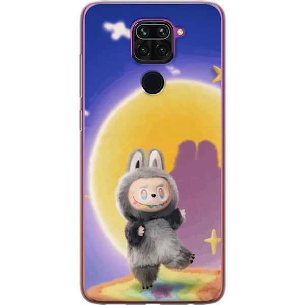 Xiaomi Redmi Note 9 Läpinäkyvä kuori Labubu Neon Pop - Neonväri pop-taiteen hirviö