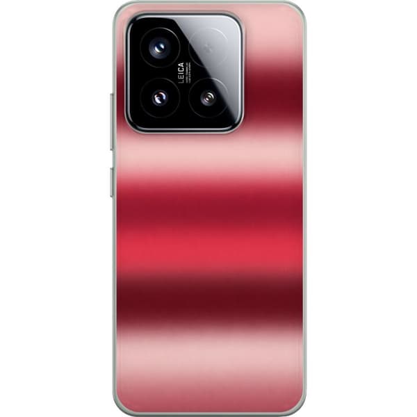 Kompatibelt Mobilskal till Xiaomi 15 Vinröd gradient röd