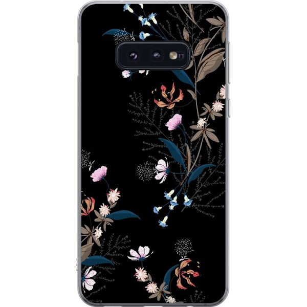 Samsung Galaxy S10e Gjennomsiktig deksel Blomster