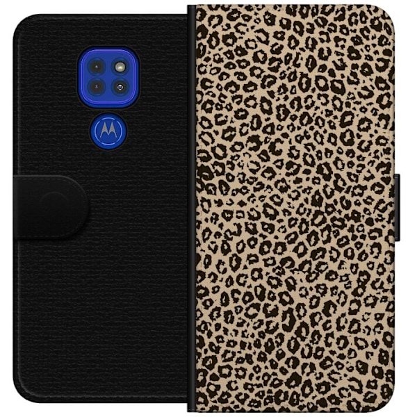 Motorola Moto G9 Play Lommeboketui Leopardskisse