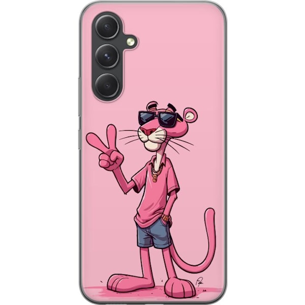 Samsung Galaxy S24 FE Gennemsigtig cover Pink Panter Peace