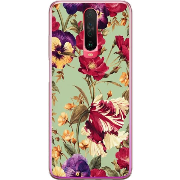 Kompatibelt Mobildeksel til Xiaomi Redmi K30 Grønn blomsterdrøm grønn