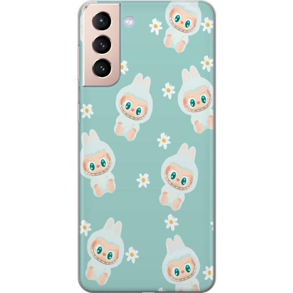 Samsung Galaxy S21 Genomskinligt Skal Labubu Candy Vibes – S