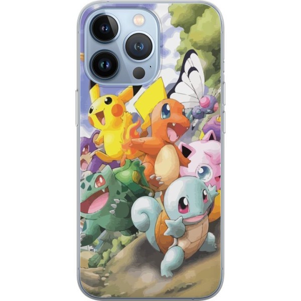 Apple iPhone 13 Pro Genomskinligt Skal Pokemon