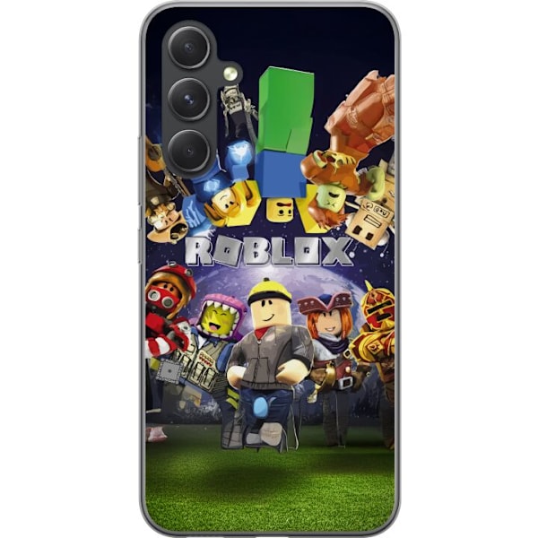 Samsung Galaxy S24 FE Läpinäkyvä kuori Roblox Maailma - Pelaamisseikkailu Lapsille ja Nuorille