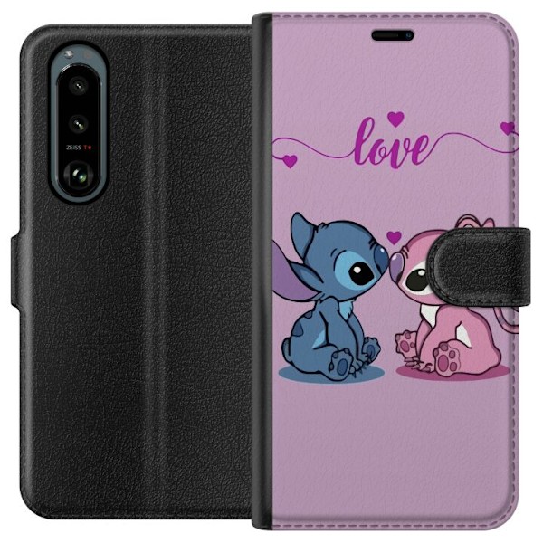 Sony Xperia 5 III Tegnebogsetui Lilo & Stitch – Angel Editio