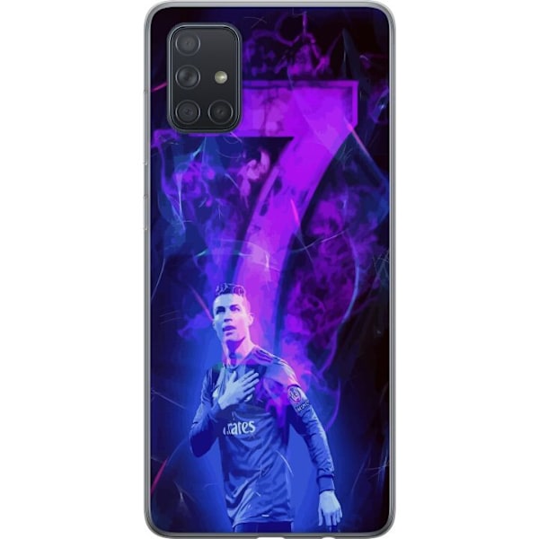 Samsung Galaxy A71 Läpinäkyvä kuori Ronaldo 7