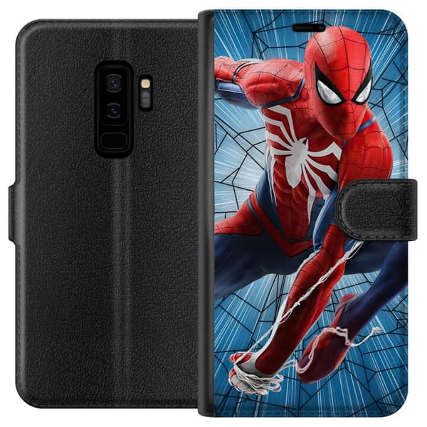 Kompatibel Tegnebogsetui til Samsung Galaxy S9+ Spidermand