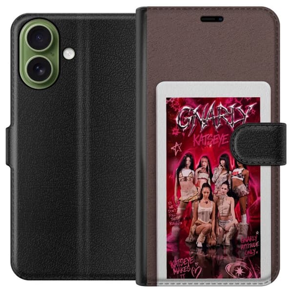Kompatibel Tegnebogsetui til Apple iPhone 17 KATSEYE pink