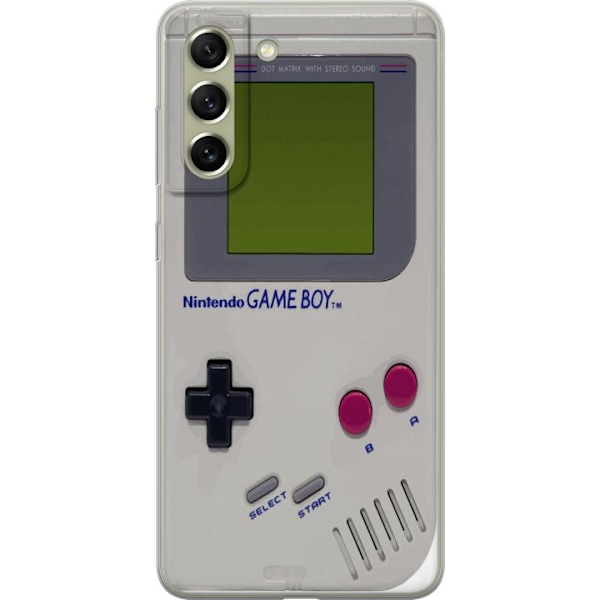 Samsung Galaxy S21 FE 5G Genomskinligt Skal Game Boy