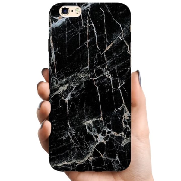 Apple iPhone 6 TPU Matkapuhelimen kuori Musta marmori