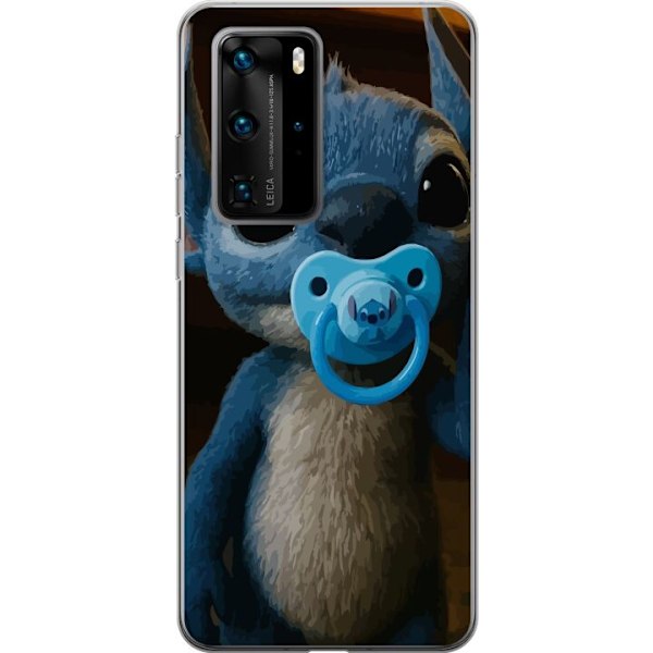 Huawei P40 Pro Läpinäkyvä kuori Stitch & Napp - vauvateema söpöllä hahmolla