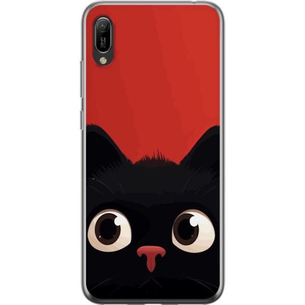 Huawei Y6 Pro (2019) Gennemsigtig cover Livlig Kat
