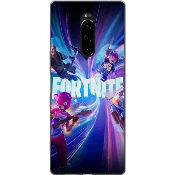 Sony Xperia 1 Läpinäkyvä kuori Fortnite