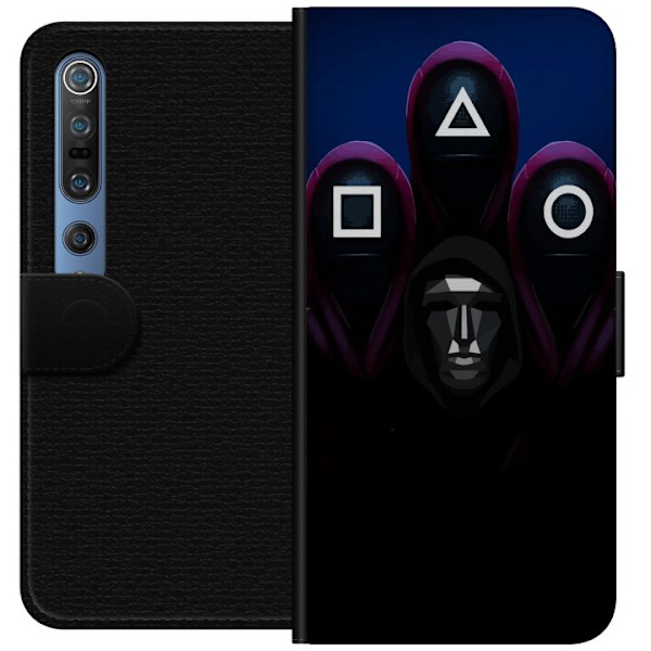 Xiaomi Mi 10 Pro 5G Lompakkokotelo Squid Game Kausi 3 Uudet Ikoni Suosittu Sarja TV Motiivi Aasialainen Draama Trendikäs Graafinen Suunnittelu