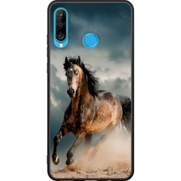 Huawei P30 lite Musta kuori Hevonen