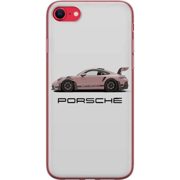 Apple iPhone 7 Gennemsigtig cover Porsche 911 Pink