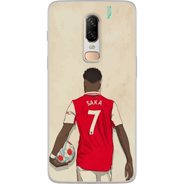 OnePlus 6 Gennemsigtig cover Bukayo Saka 7