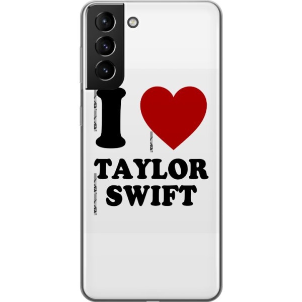 Samsung Galaxy S21+ 5G Gennemsigtig cover Taylor Swift