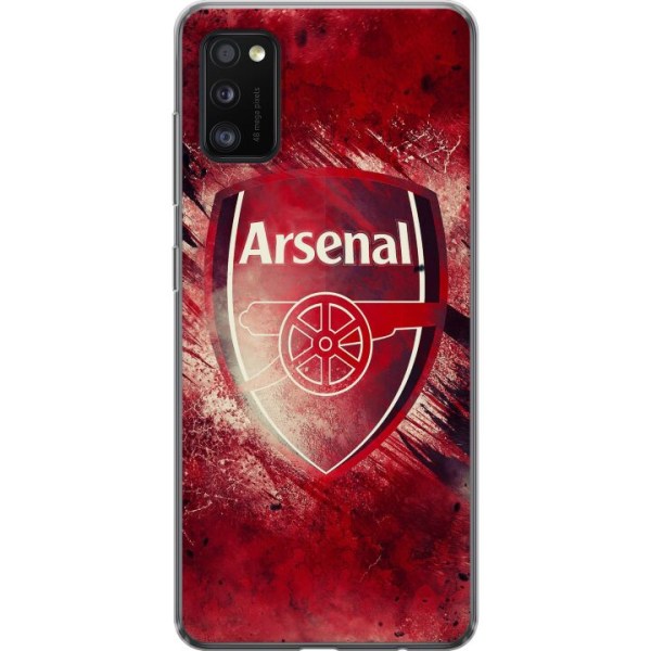 Samsung Galaxy A41 Läpinäkyvä kuori Arsenal Jalkapallo