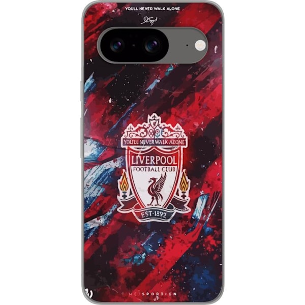 Google Pixel 8 Läpinäkyvä kuori Liverpool