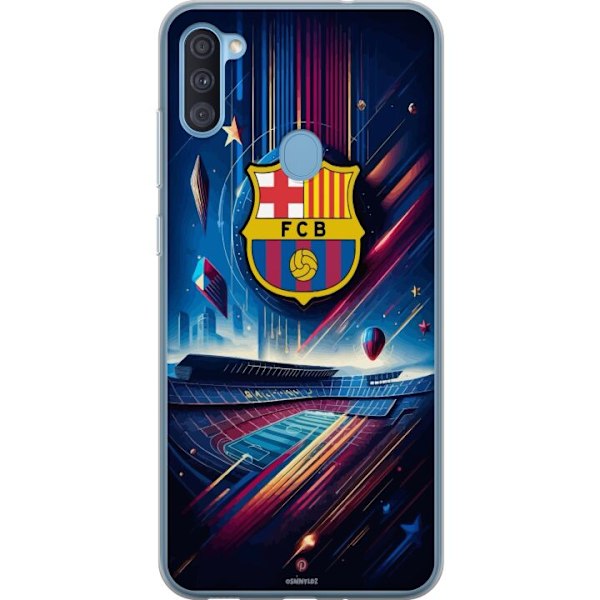 Samsung Galaxy A11 Gennemsigtig cover FC Barcelona