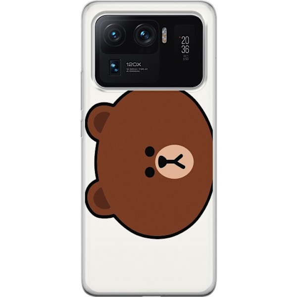 Xiaomi Mi 11 Ultra Genomskinligt Skal line friends brown