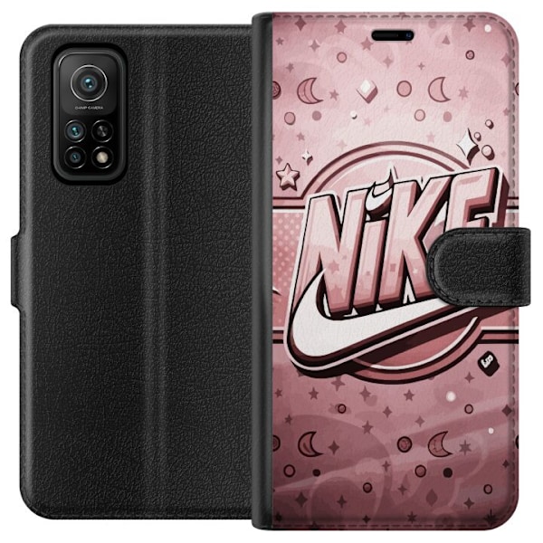 Xiaomi Mi 10T Pro 5G Tegnebogsetui Nike Lyserød