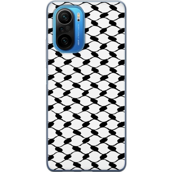 Xiaomi Poco F3 Läpinäkyvä kuori Keffiyeh kuvio