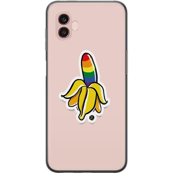 Samsung Galaxy Xcover6 Pro Gennemsigtig cover Glad Banan