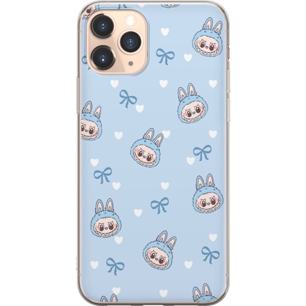 Apple iPhone 11 Pro Läpinäkyvä kuori Labubu Tuli Henki