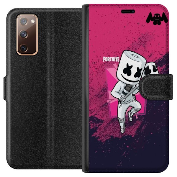 Samsung Galaxy S20 FE Lompakkokotelo Marshmello Fortnite Skin
