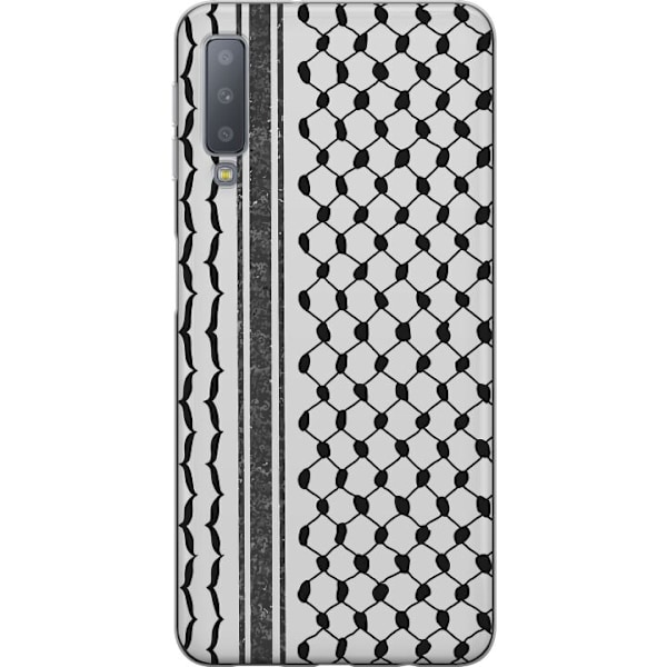 Samsung Galaxy A7 (2018) Genomskinligt Skal Palestinskt mönst