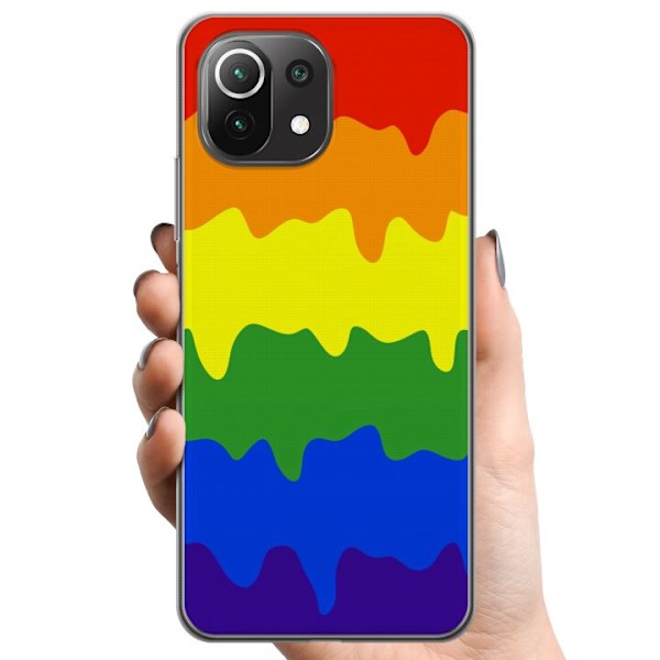 Xiaomi Mi 11 Lite TPU Matkapuhelimen kuori Tippuva Rakkaus