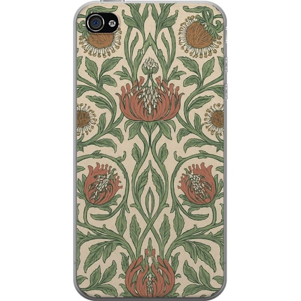 Apple iPhone 4 Läpinäkyvä kuori Petali Yksityiskohdat