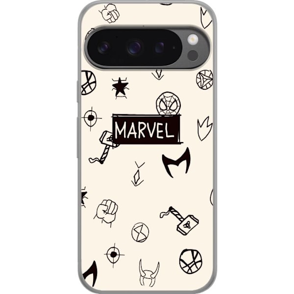 Google Pixel 9 Pro XL Gjennomsiktig deksel Marvel