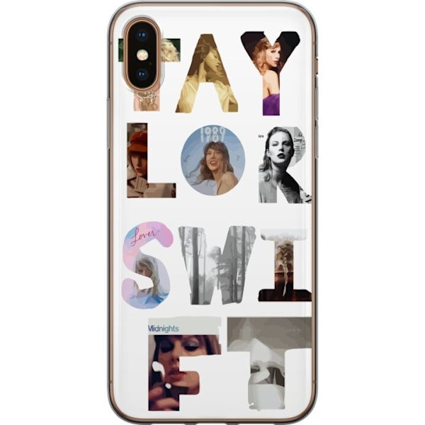 Apple iPhone X Gennemsigtig cover Taylor Swift