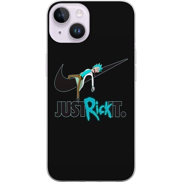 Kompatibelt Mobildeksel til Apple iPhone 14 Bare Rick Det.