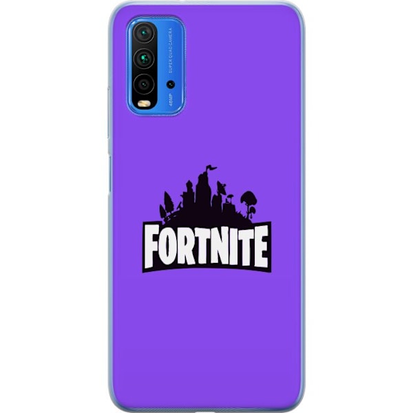 Xiaomi Redmi Note 9 4G Läpinäkyvä kuori Fortnite