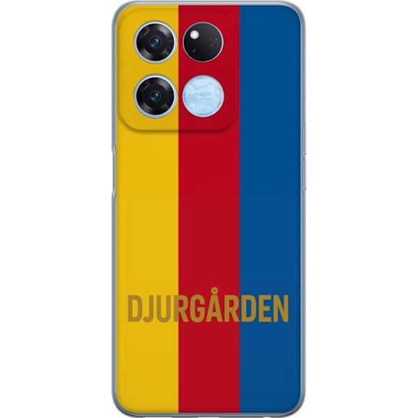 OnePlus Ace Racing Läpinäkyvä kuori Djurgården – jalkapallo