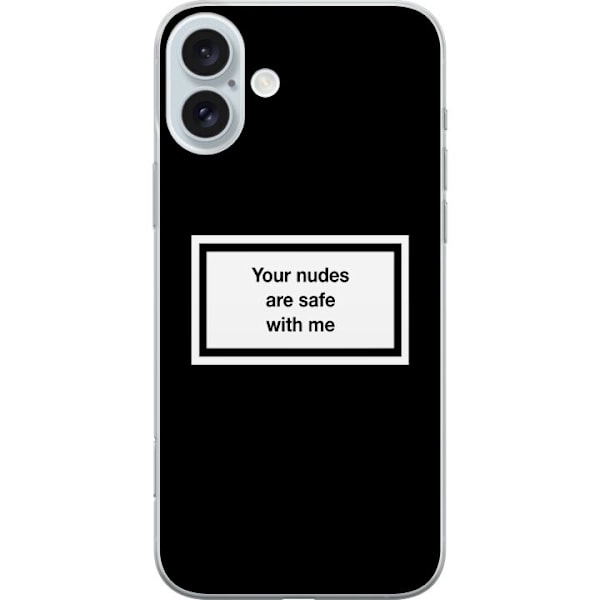 Apple iPhone 16 Plus Gennemsigtig cover Nudes!