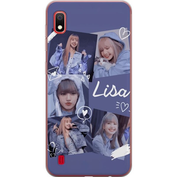 Samsung Galaxy A10 Genomskinligt Skal Lisa Blackpink – Aesthetic K-pop Queen