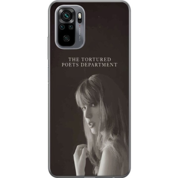 Xiaomi Redmi Note 10S Gennemsigtig cover Taylor Swift